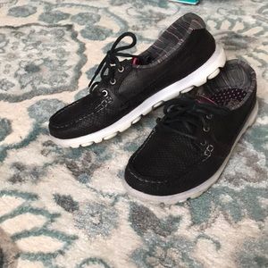 Size 7 SKETCHERS ON THE GO Resistance Blk/pink